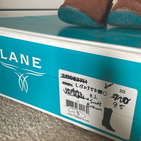 Lane “Plain Jane” Suede Boots in Cognac - Picture 4 of 13